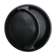 Curved divider installed in a Buzztin round can